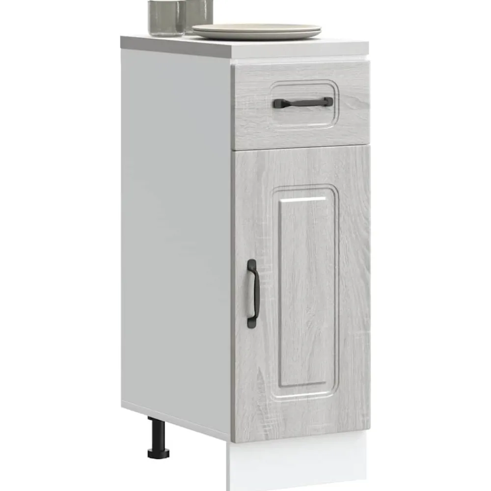 Armoires & Meubles De Rangement-vidaXL Armoire de cuisine Kalmar bois d'ingénierie Sonoma gris