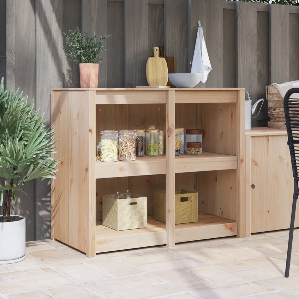 vidaXL Armoire de cuisine MEPPEL Chêne brun 106 x 55 x 92 cm