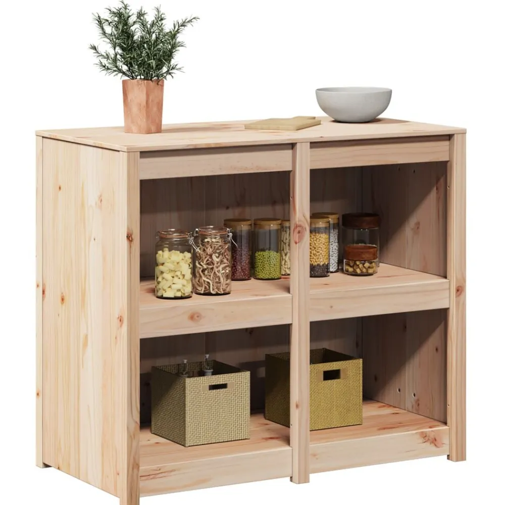 vidaXL Armoire de cuisine MEPPEL Chêne brun 106 x 55 x 92 cm