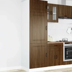 Armoires & Meubles De Rangement-vidaXL Armoire de cuisine Kalmar chêne marron bois d'ingénierie Ch&ecirc;ne marron