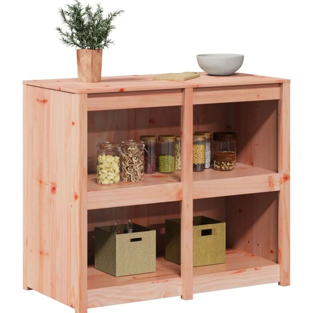 Armoires & Meubles De Rangement-vidaXL Armoire de cuisine MEPPEL Chêne brun 106 x 55 x 92 cm Bois de Douglas