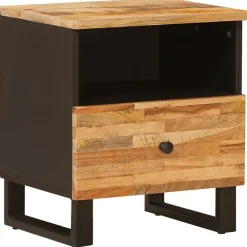 Tables-vidaXL Armoire de lit Marron 40 x 33 x 46 cm Bois de mangue massif