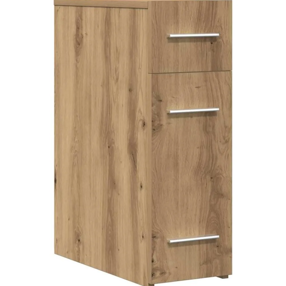 Armoires & Meubles De Rangement-vidaXL Armoire de Pharmacie chêne artisanal 20 x 45,5 x 60 cm chêne artisanal