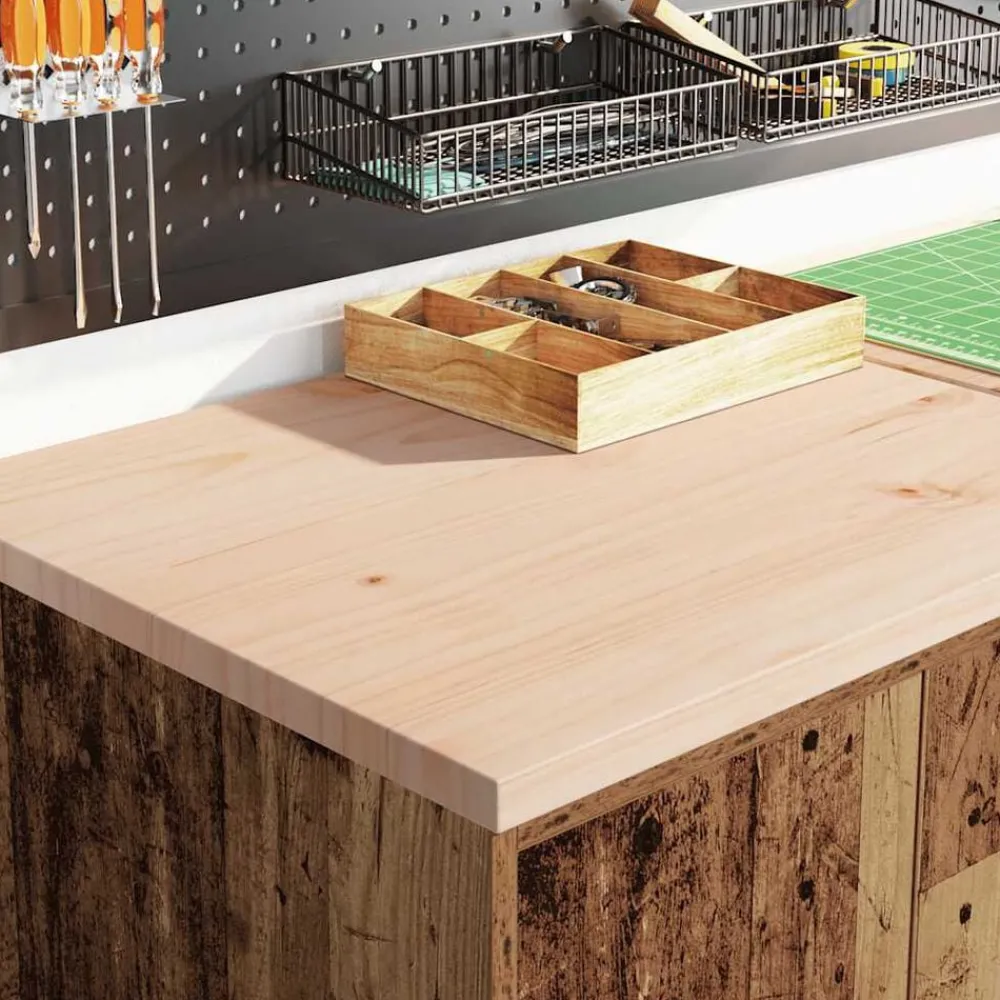 Stockage Industriel-vidaXL Armoire de rangement de garage 60x51x85 cm bois pin Vieux bois