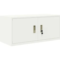 Armoires & Meubles De Rangement-vidaXL Armoire de rangement 90 x 40 x 40 cm Acier Blanc