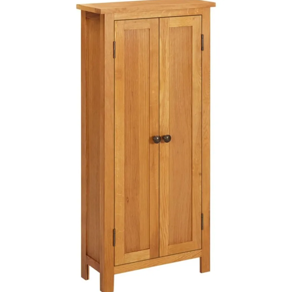 vidaXL Armoire de rangement 50x22x110 cm Bois de chêne massif
