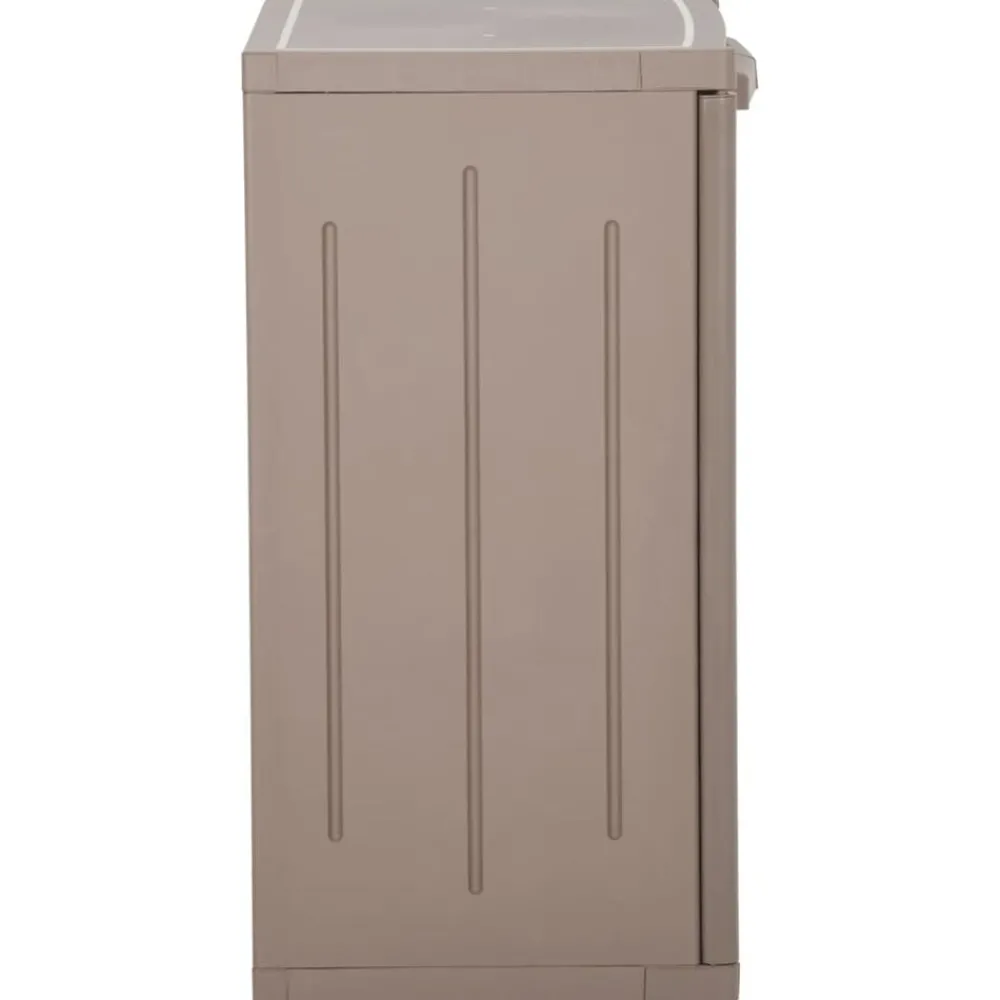 vidaXL Armoire de rangement jardin 65x45x88cm PP Aspect de bois
