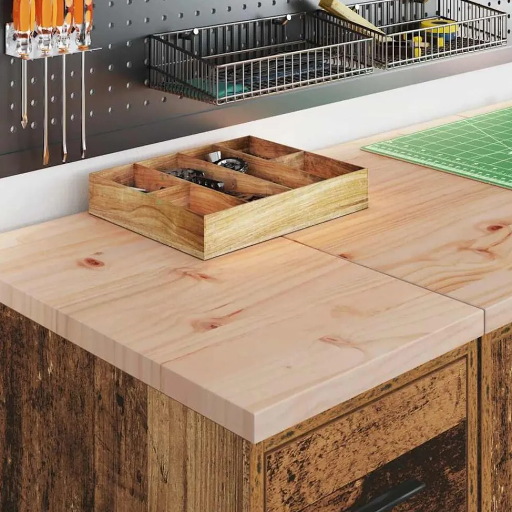 Stockage Industriel-vidaXL Armoire de rangement de garage 30x51x85 cm bois pin Vieux bois