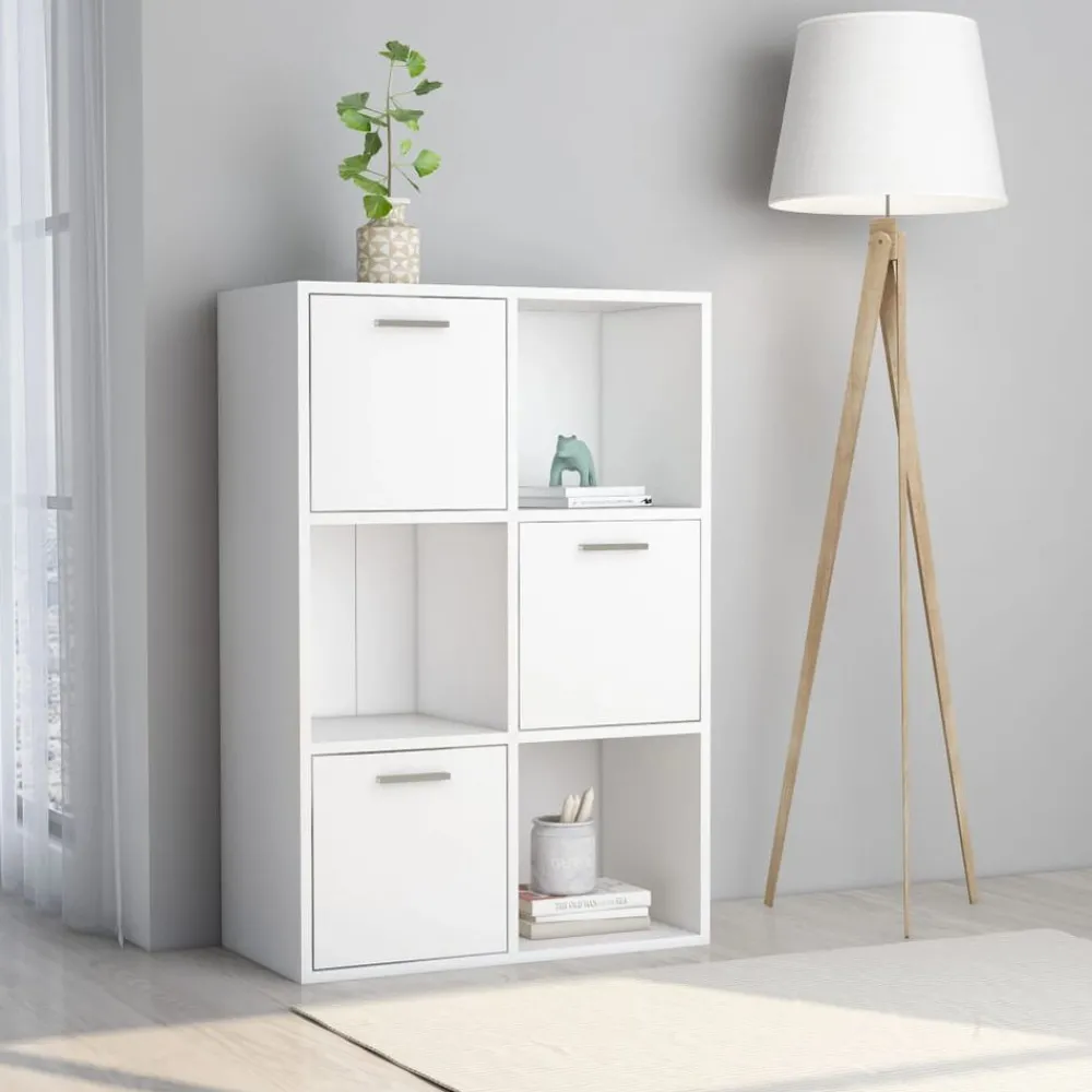 Étagères-vidaXL Armoire de rangement 60x29,5x90 cm Bois d'ingénierie Blanc