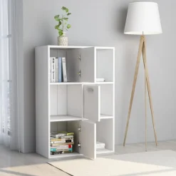 Étagères-vidaXL Armoire de rangement 60x29,5x90 cm Bois d'ingénierie Blanc