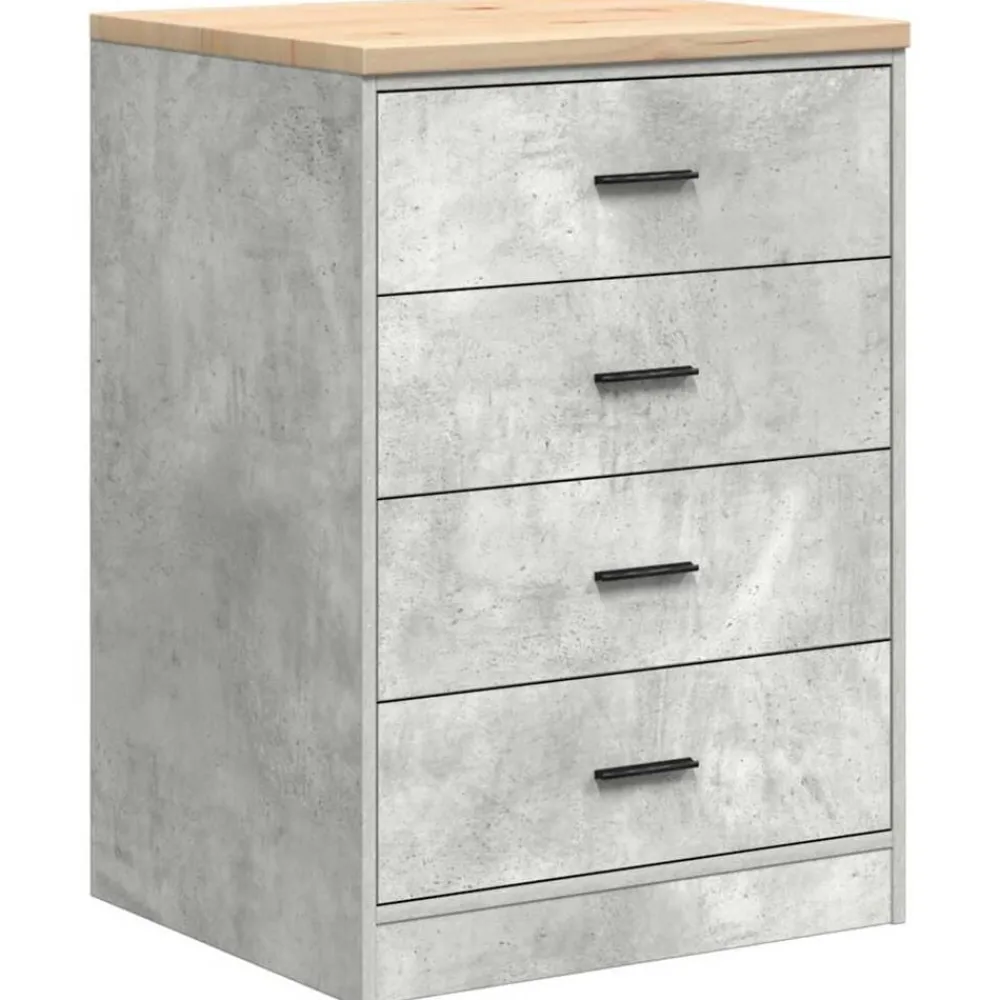 vidaXL Armoire de rangement de garage 60x51x85 cm bois pin