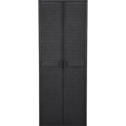 vidaXL Armoire de rangement de jardin 65x45x172 cm PP Rotin