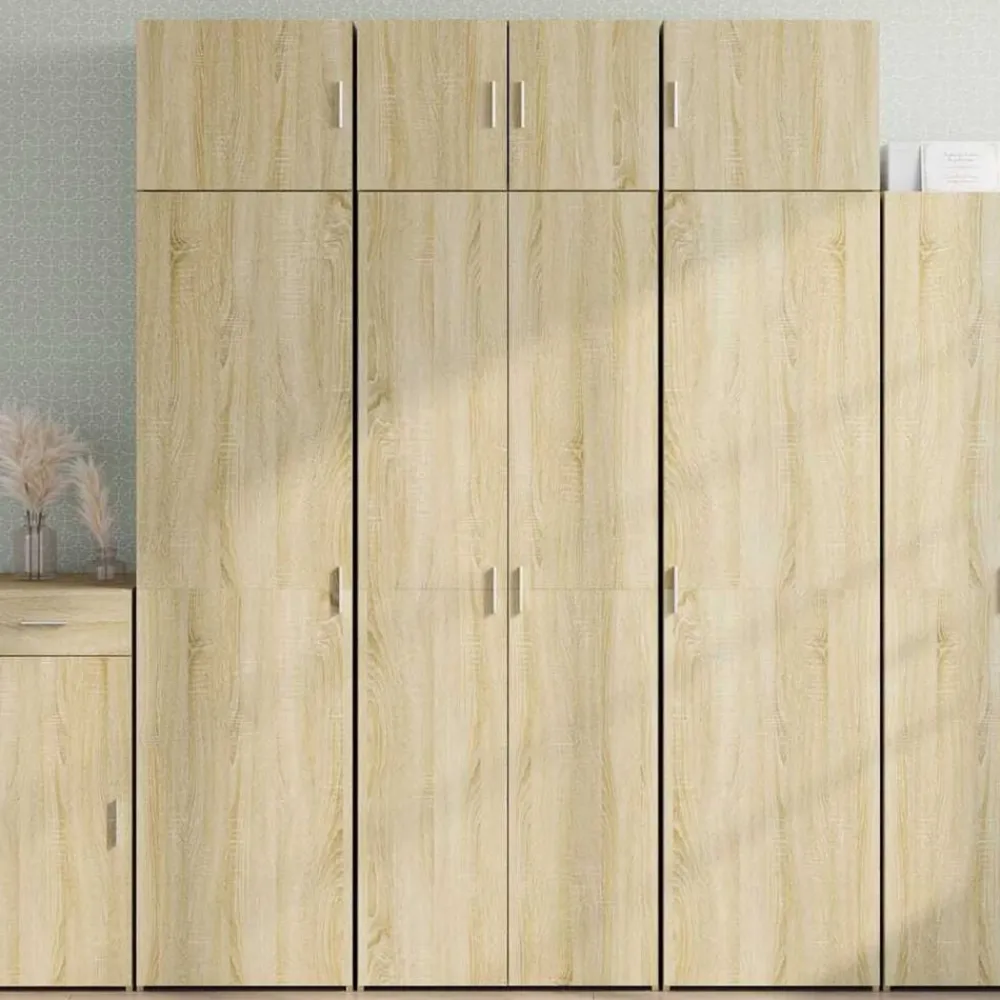 Armoires & Meubles De Rangement-vidaXL Armoire de rangement chêne sonoma 70x42,5x225 cm Chêne sonoma