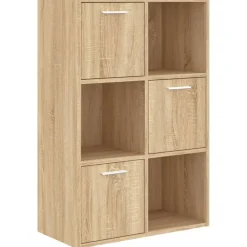 vidaXL Armoire de rangement Chêne sonoma 60x29,5x90 cm Bois ingénierie