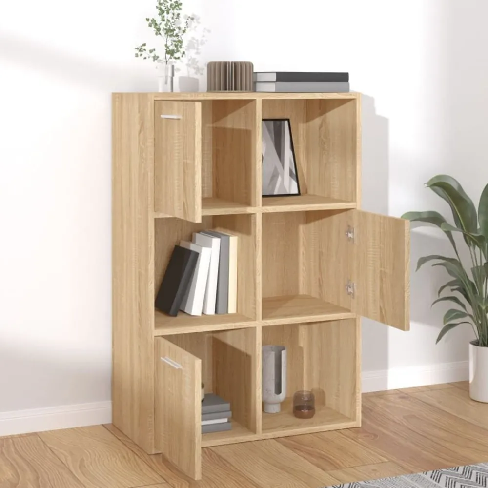 vidaXL Armoire de rangement Chêne sonoma 60x29,5x90 cm Bois ingénierie