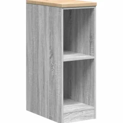Stockage Industriel-vidaXL Armoire de rangement de garage 30x51x85 cm bois pin Sonoma gris