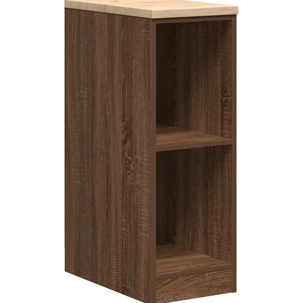 vidaXL Armoire de rangement de garage chêne marron 30x51x85cm bois pin