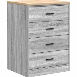 vidaXL Armoire de rangement de garage 60x51x85 cm bois pin