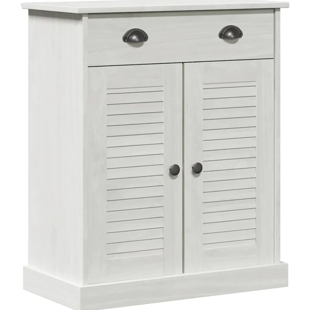 vidaXL Armoire de salle de bain avec porte VIGO Blanc et
