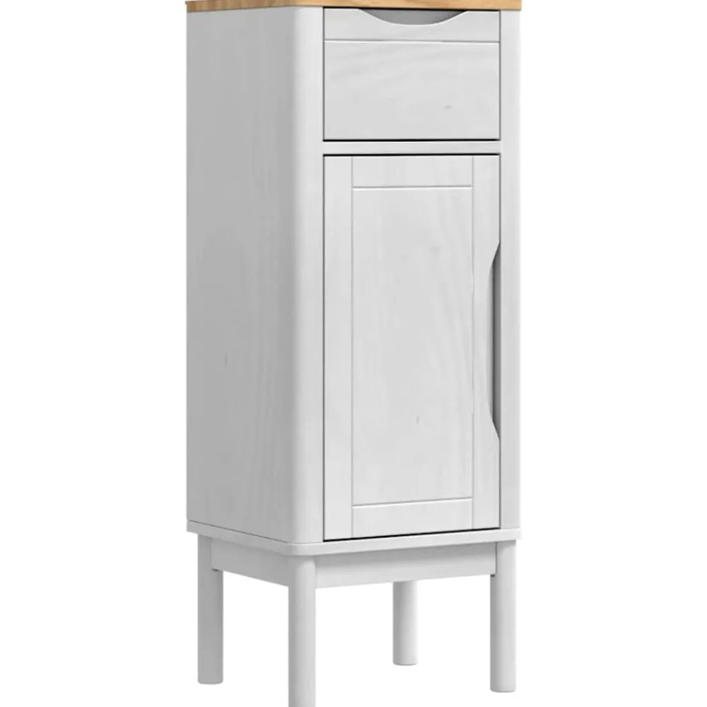 vidaXL Armoire de salle de bain avec porte FLORO 35 x 30 x 90 cm