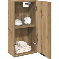 vidaXL Armoire de salle de bain murale chêne artisanal 32x20x67 cm