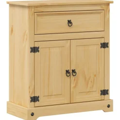 vidaXL Armoire de salle de bain Corona 70x33x80 cm bois de pin massif