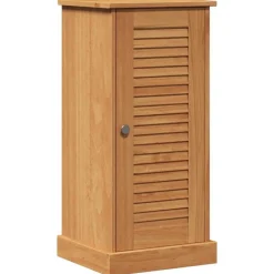 Armoires & Meubles De Rangement-vidaXL Armoire de salle de bain avec porte VIGO Marron et marron miel