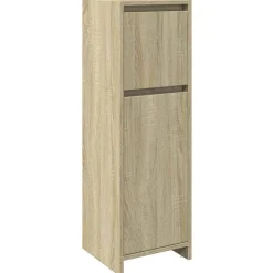 Ensembles De Meubles-vidaXL Armoire de salle de bain Chêne sonoma 30x30x95 cm Aggloméré Chêne sonoma
