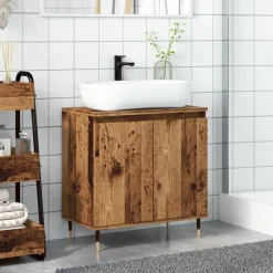 Ensembles De Meubles-vidaXL Armoire de salle de bain 58x33x60 cm bois ingénierie Vieux bois