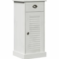 Armoires & Meubles De Rangement-vidaXL Armoire de salle de bain avec tiroir VIGO Marron et Marron Miel Blanc antique