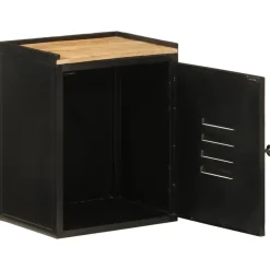 vidaXL Armoire de salle de bain 40x30x50 cm fer et bois de manguier