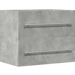 Ensembles De Meubles-vidaXL Armoire d'évier 60x38,5x48 cm Aggloméré Gris béton
