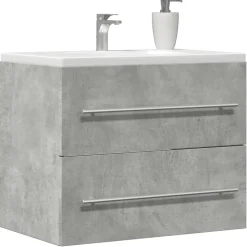 Ensembles De Meubles-vidaXL Armoire d'évier 60x38,5x48 cm Aggloméré Gris béton