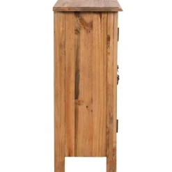 vidaXL Armoire latérale de salle de bain Pin massif 59x32x80 cm