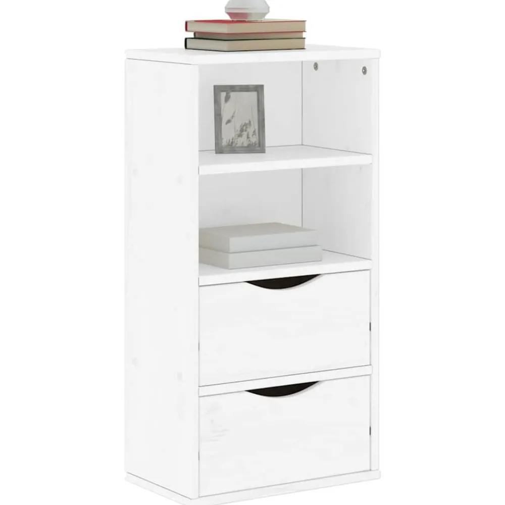 vidaXL Armoire latérale tiroirs ODDA 40x24x79 cm bois massif pin