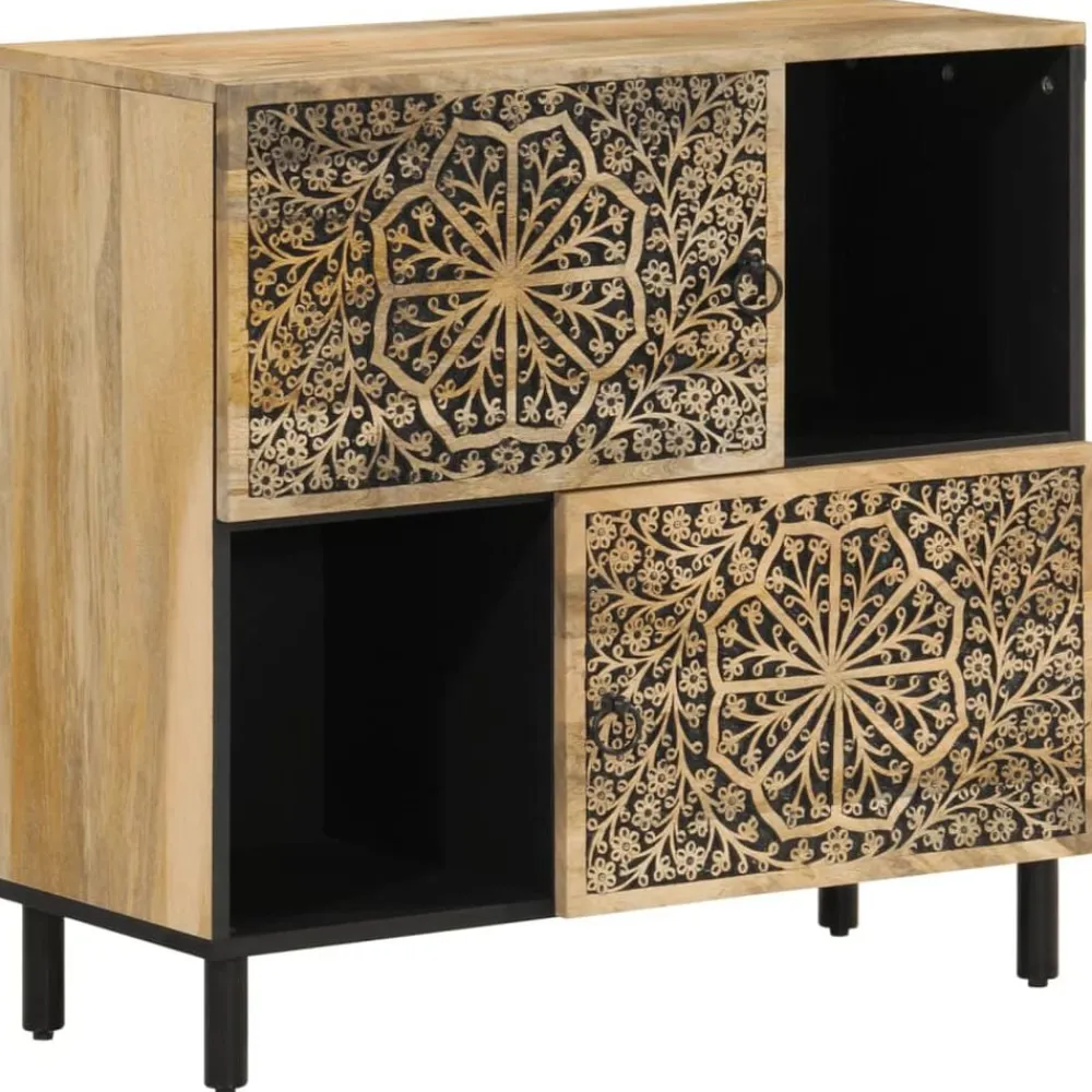 Armoires & Meubles De Rangement-vidaXL Armoire latérale 80x33x75 cm bois massif de manguier
