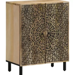 Armoires & Meubles De Rangement-vidaXL Armoire latérale 60x33x75 cm bois massif de manguier