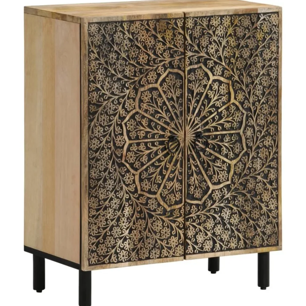 Armoires & Meubles De Rangement-vidaXL Armoire latérale 60x33x75 cm bois massif de manguier