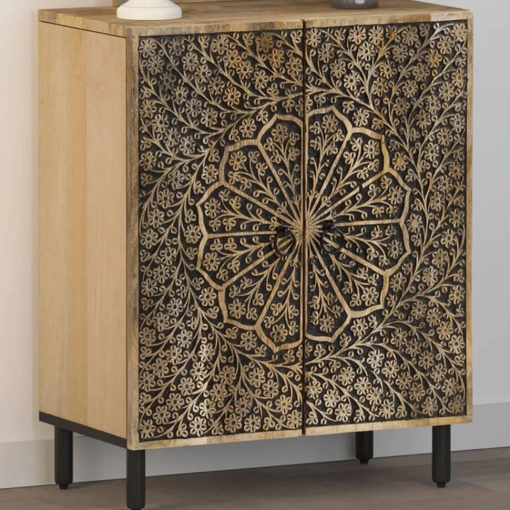 Armoires & Meubles De Rangement-vidaXL Armoire latérale 60x33x75 cm bois massif de manguier