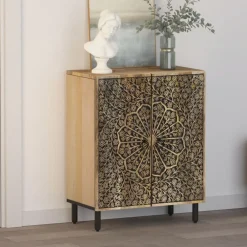 Armoires & Meubles De Rangement-vidaXL Armoire latérale 60x33x75 cm bois massif de manguier