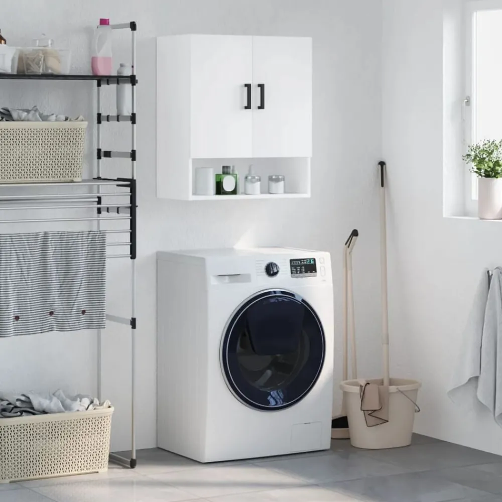Armoires & Meubles De Rangement-vidaXL Armoire murale 60x31x70 cm bois d'ingénierie Blanc