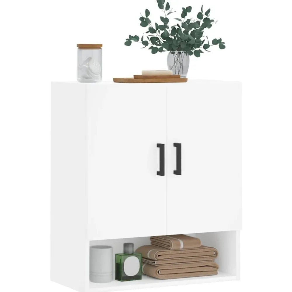 Armoires & Meubles De Rangement-vidaXL Armoire murale 60x31x70 cm bois d'ingénierie Blanc