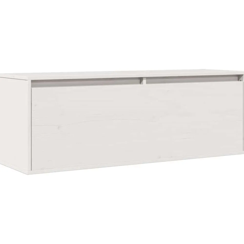 vidaXL Armoire murale 100x30x35 cm Bois de pin massif