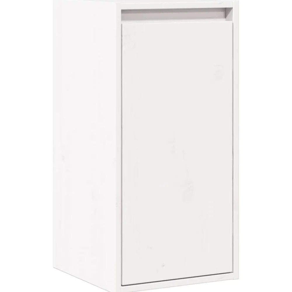 vidaXL Armoire murale 30x30x100 cm Bois de pin massif