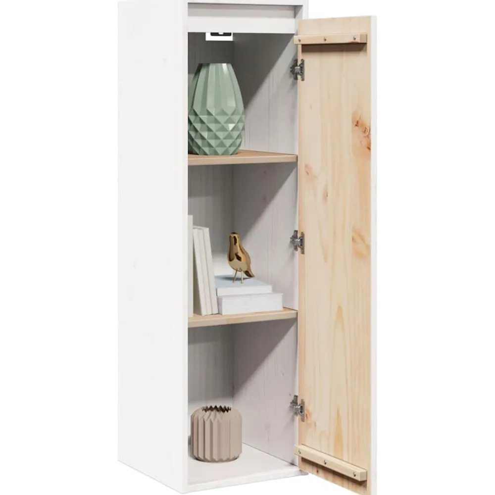 vidaXL Armoire murale 30x30x100 cm Bois de pin massif