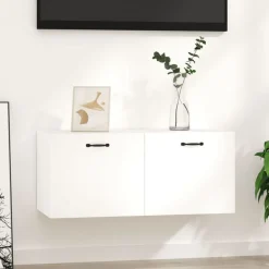 Étagères-vidaXL Armoire murale 80x36,5x35 cm bois d'ingénierie Blanc