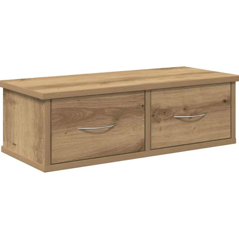 Étagères-vidaXL Armoire murale chêne artisanal 60x26x18,5 cm bois d'ingénierie chêne artisanal