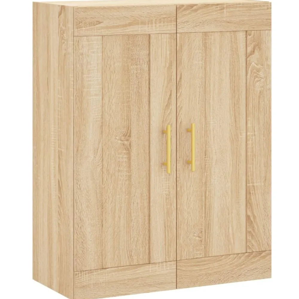 vidaXL Armoire murale chêne sonoma 69,5x34x90 cm bois d'ingénierie