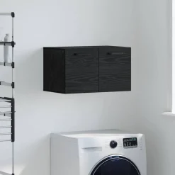 vidaXL Armoire Murale Chêne noir 60 x 36,5 x 35 cm Bois d'ingénierie