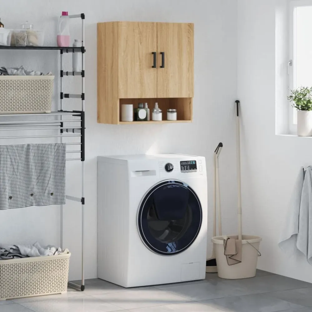 Armoires & Meubles De Rangement-vidaXL Armoire murale chêne sonoma 60x31x70 cm bois d'ingénierie Chêne sonoma